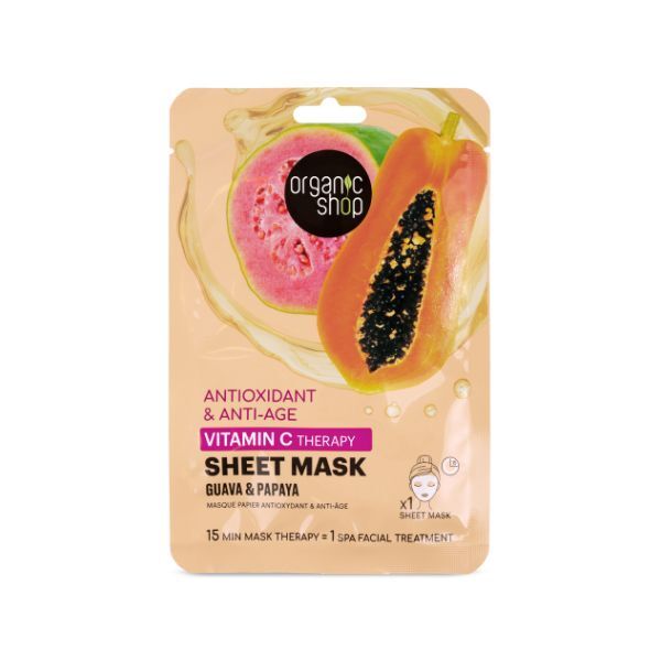 Organic Shop Vitamin C Mask Guava 1 pc, imported from the UK