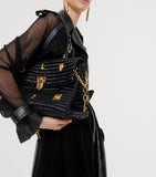 Schiaparelli calfskin bijoux secret top-handle bag, imported from the UK