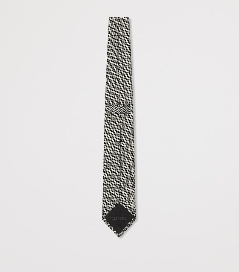 TOM FORD silk jacquard tie 6cm, UK version