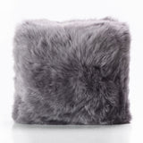 Bowron Double Sided Sheepskin Cushion, 35 x 35cm in 6 Colours - McGrocer