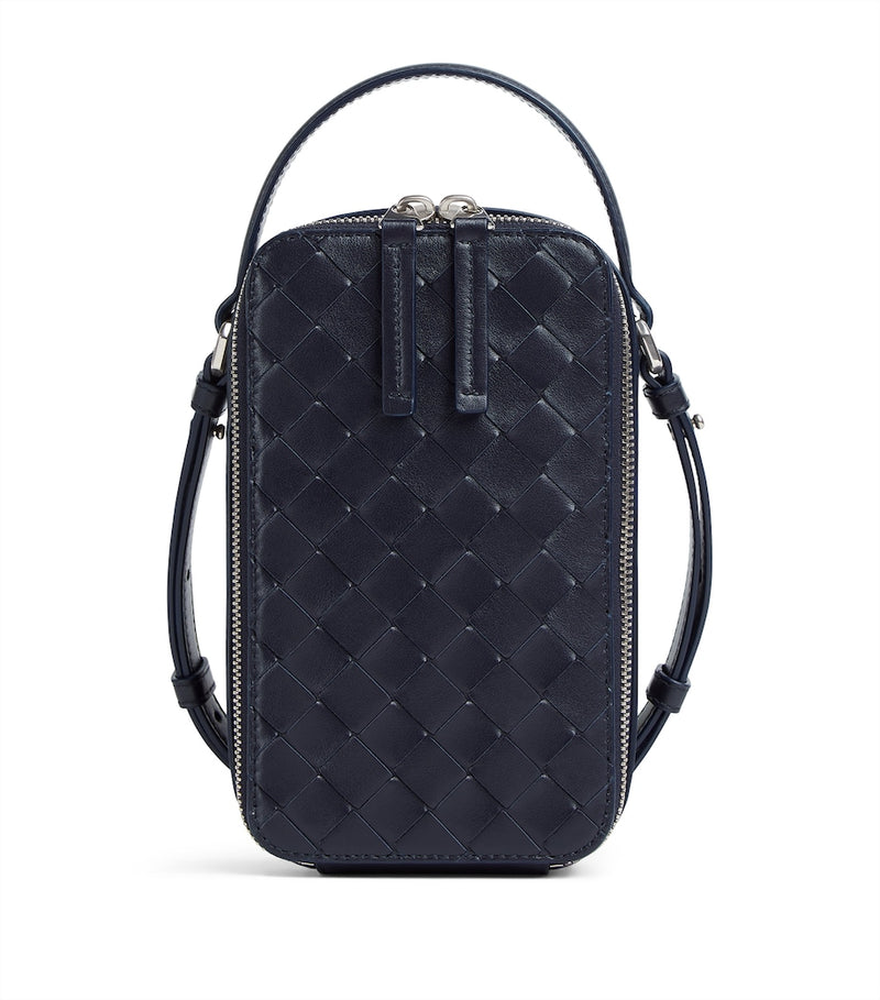 Bottega Veneta Getaway phone pouch calfskin leather (British brand)