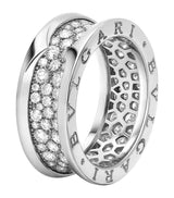 Harrods Bvlgari White Gold and Diamond B.zero1 Ring- Buy online at McGrocer