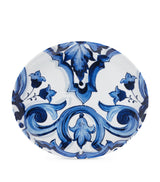 Harrods Dolce&Gabbana Casa Porcelain Blu Mediterraneo Serving Plate 45.5cm- Buy online at McGrocer