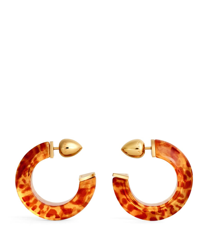 Alaïa Edge hoop earrings 2.2cm - British product