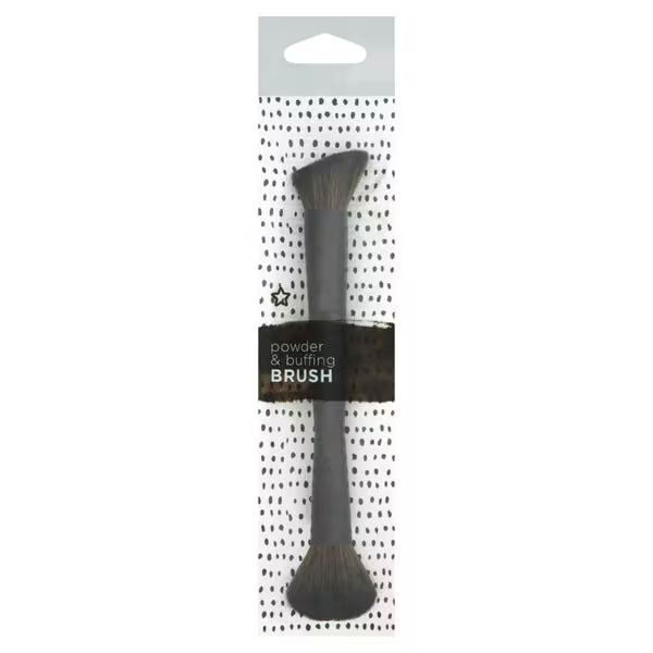 Superdrug dual ended powder buffing brush (British brand)