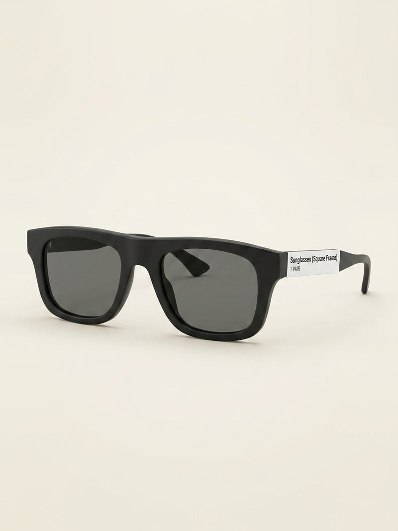 Gucci rectangular sunglasses with polyamide frame, UK version
