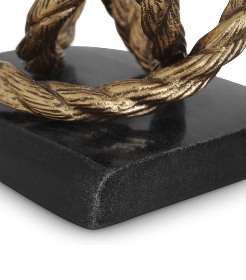 Eichholtz Corwyn bookends antique brass granite set of 2, UK version