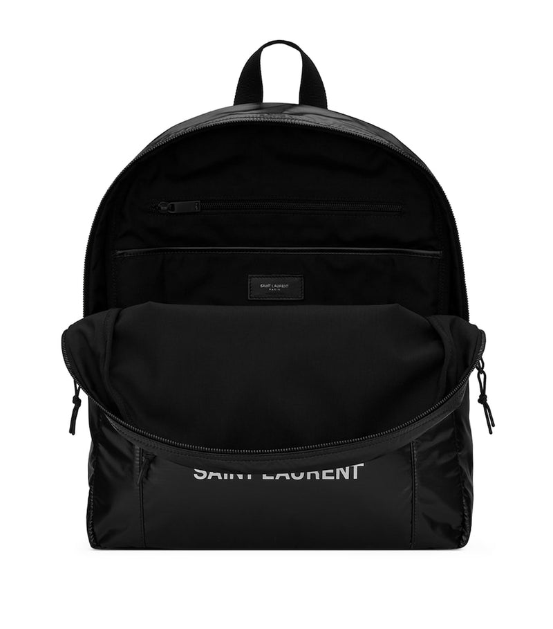 Saint Laurent Nuxx Logo Backpack athletic shell fabric - British product