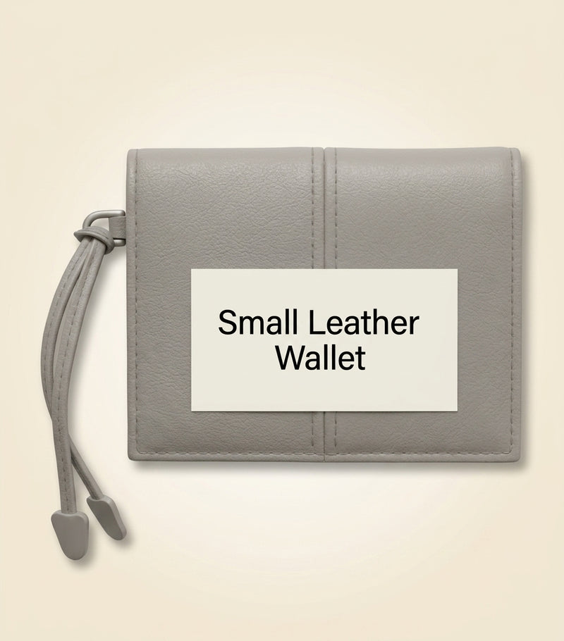 Prada small leather wallet in calfskin with Triangle logo - British product