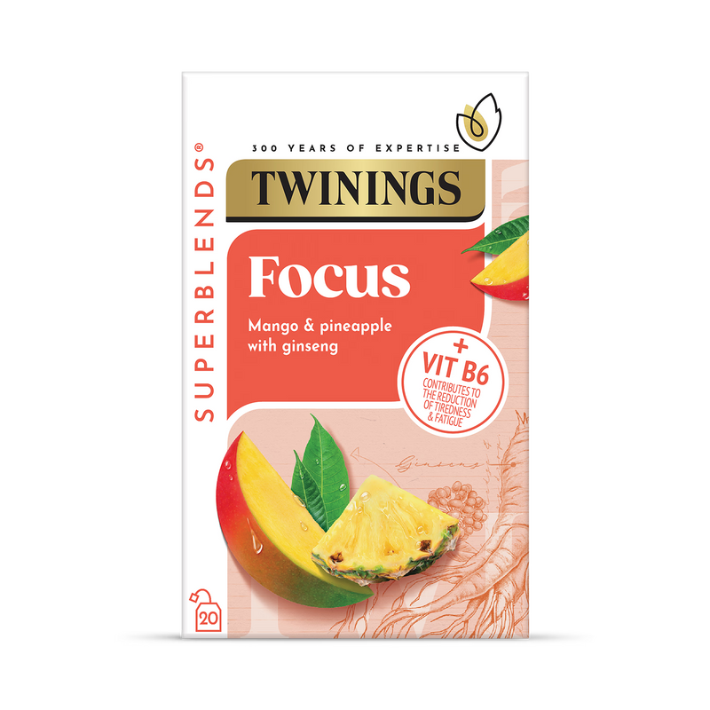 Twinings Herbal Tea Mango and Pineapple 20 Tea Bags (British brand)