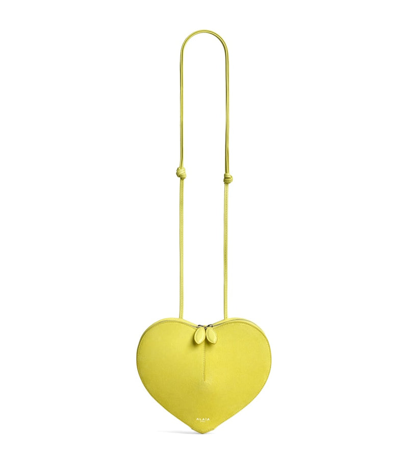 Alaïa suede Le Coeur shoulder bag, UK version