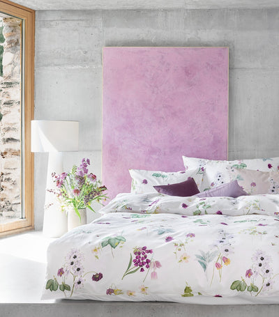 Harrods Floral Print King Duvet Cover in Cotton 230cm x 220cm- Buy online at McGrocer