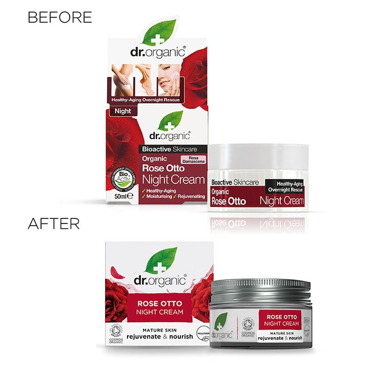 Dr Organic Rose Otto Night Cream 50ml - McGrocer
