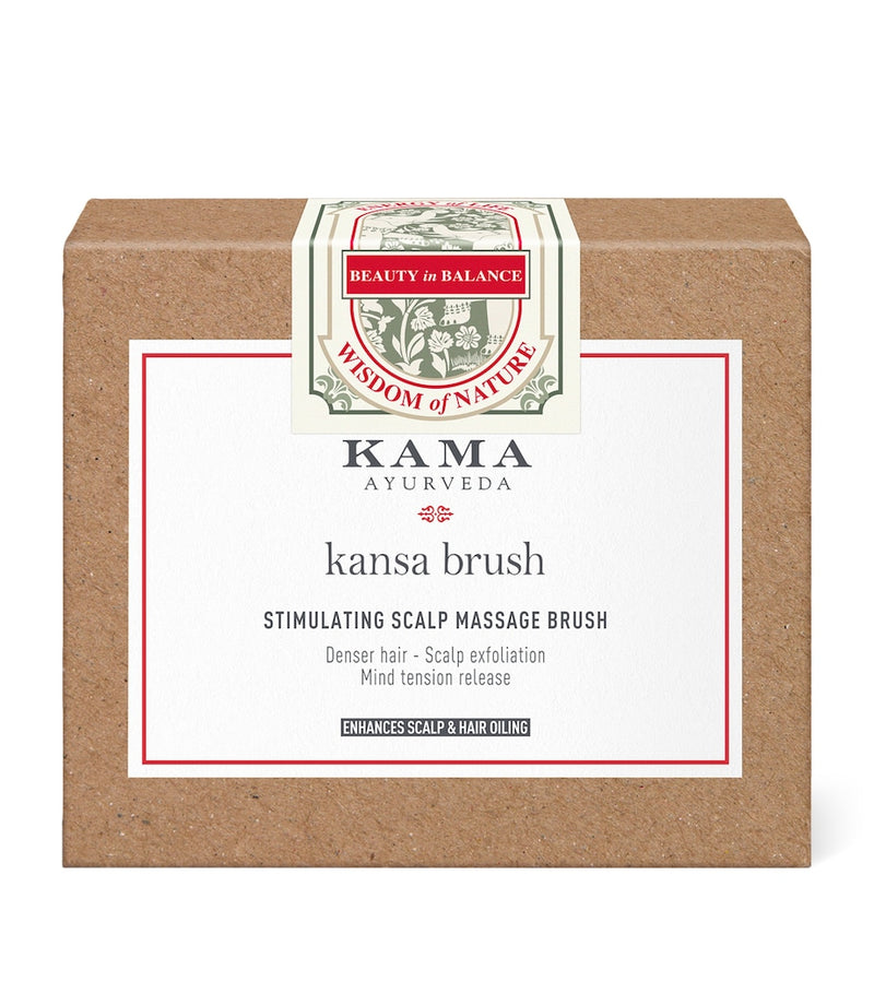 KAMA AYURVEDA Kansa Scalp Brush, UK version