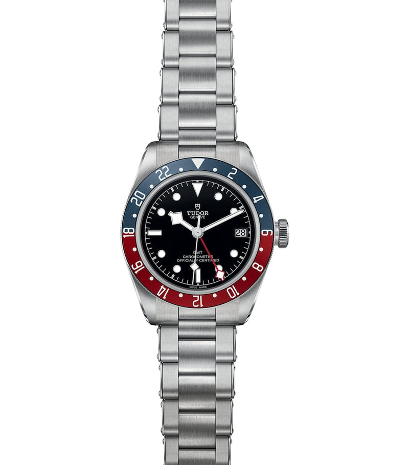 TUDOR Black Bay GMT watch 41mm with burgundy blue bezel - British product