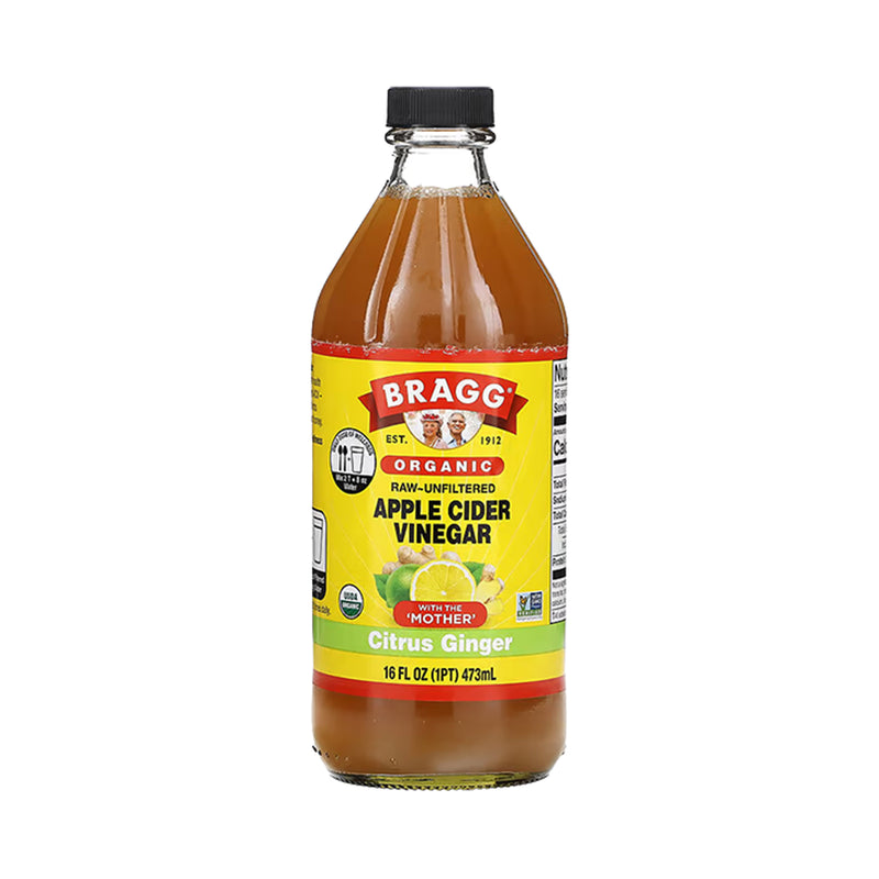Bragg organic apple cider vinegar citrus ginger 473ml - British product