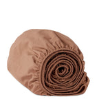 Hamam organic cotton sateen super king fitted sheet - British product