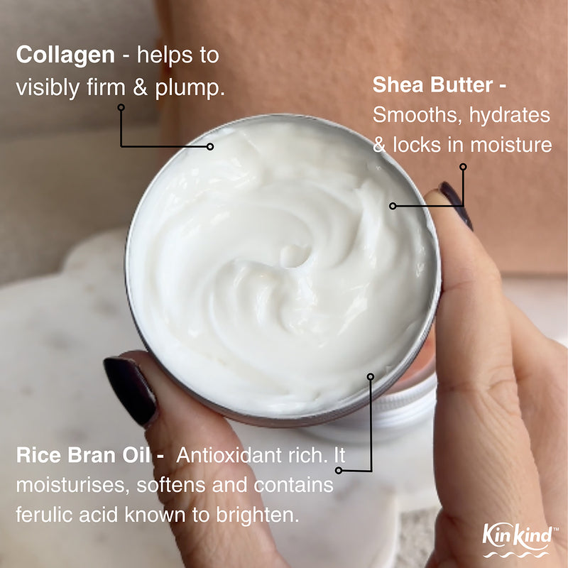 REPLENISH me! Collagen & Super-Nutrient night cream, imported from the UK