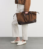 Maje leather and suede Milpi tote bag, imported from the UK