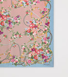 Dolce&Gabbana silk floral foulard 90cm - British product