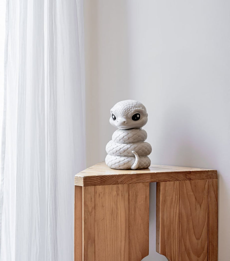 Lladró baby snake porcelain figurine 16cm, UK version