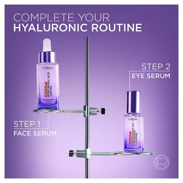 L'Oreal Paris Eye Serum Hyaluronic Acid 20ml, imported from the UK