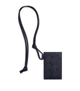 Harrods Bottega Veneta Leather Intreccio Badge Holder- Buy online at McGrocer