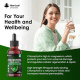 New Leaf liquid chlorophyll 100mg 100ml, imported from the UK
