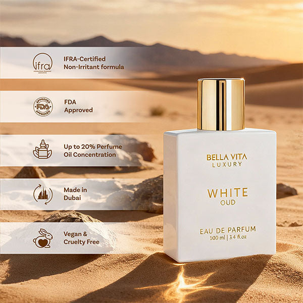 Bellavita Luxury White Oud Eau de Parfum 100ml, UK version
