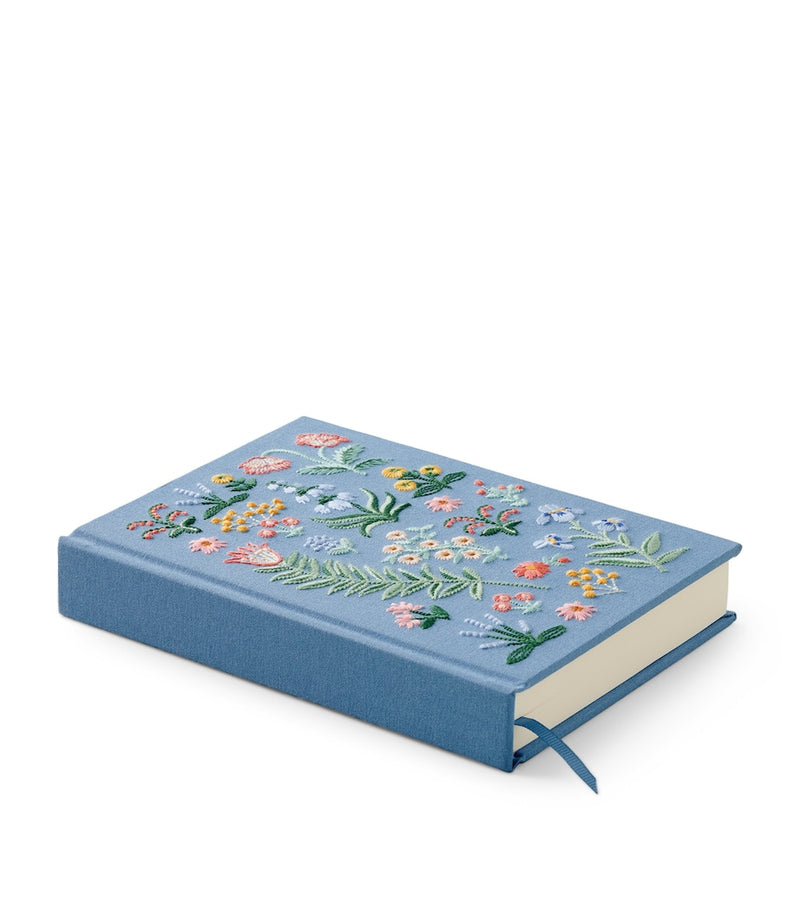 Rifle Paper Co. garden menagerie embroidered journal, 15x20cm, imported from the UK