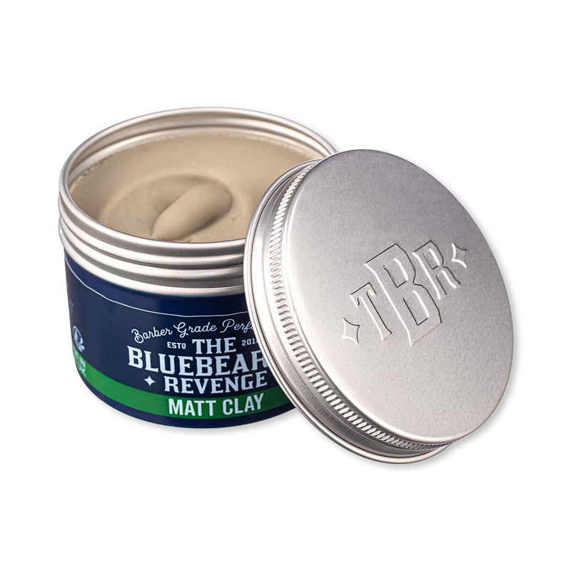 Bluebeards Revenge Matt Clay 100ml styling clay, imported from the UK