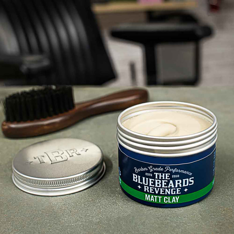 Bluebeards Revenge Matt Clay 100ml styling clay, imported from the UK