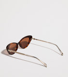 Maje acetate cat eye sunglasses tortoiseshell, UK version