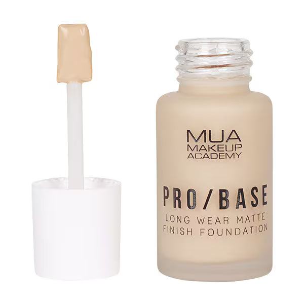MUA Pro Base Long Wear Matte Finish Foundation shade 130, imported from the UK