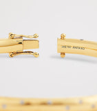 Anita Ko yellow gold diamond bangle, imported from the UK