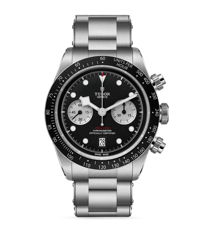 TUDOR Black Bay Chrono stainless steel watch 41mm (British brand)