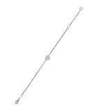 Chopard white gold diamond Happy Hearts bracelet, imported from the UK