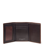Aspinal of London grained leather trifold wallet (British brand)