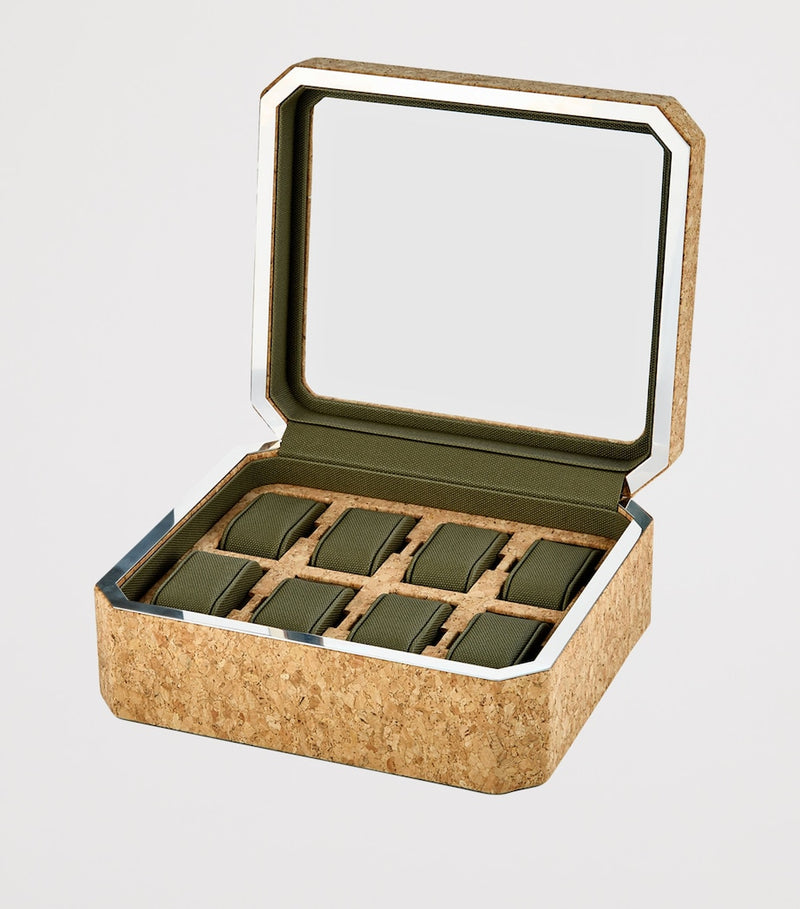 WOLF Cortiça watch box 8-piece - British product