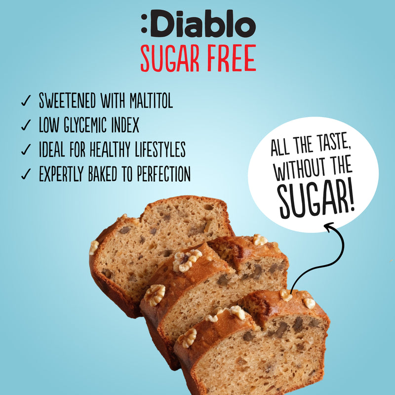 Diablo cinnamon walnut cake 200g pack - British product