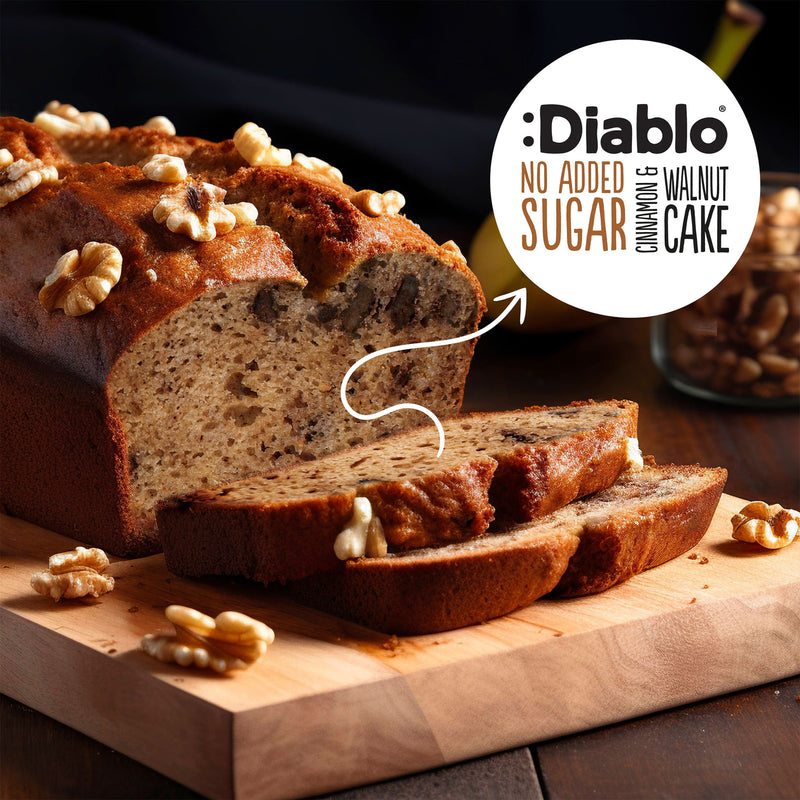 Diablo cinnamon walnut cake 200g pack - British product