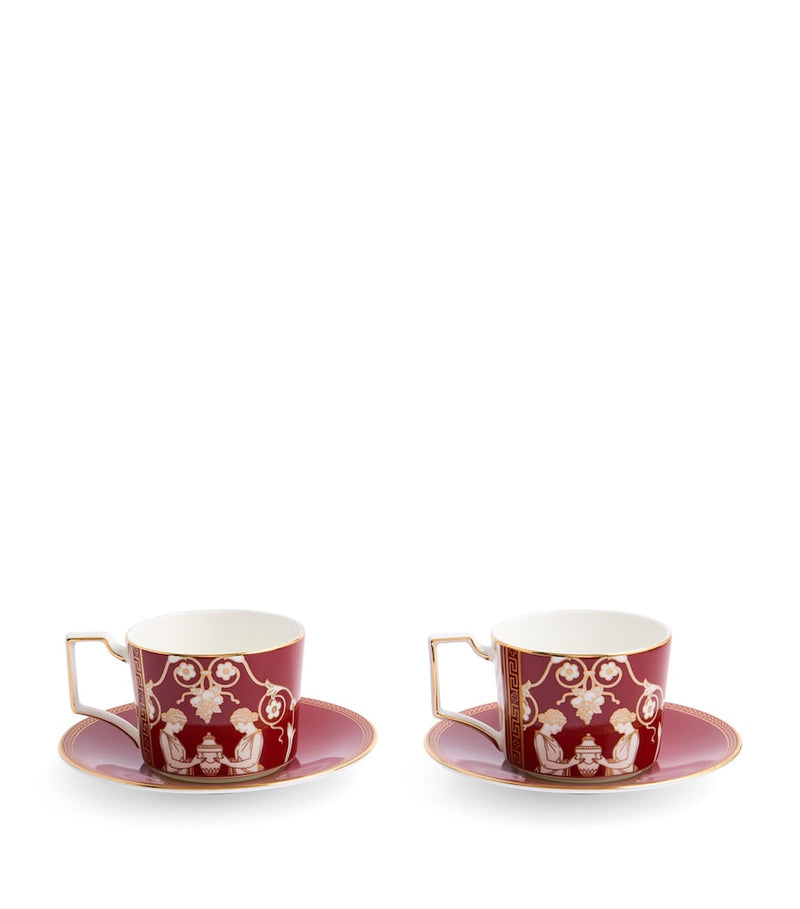 Wedgwood Renaissance teacup and saucer set (British brand)