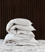 King Size Goose Down Duvet with Mite-Resistant Cotton Case, 9 Tog