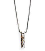 Harrods Tateossian Rhodium-Plated Sterling Silver Mayfair Peg Necklace 66cm- Buy online at McGrocer