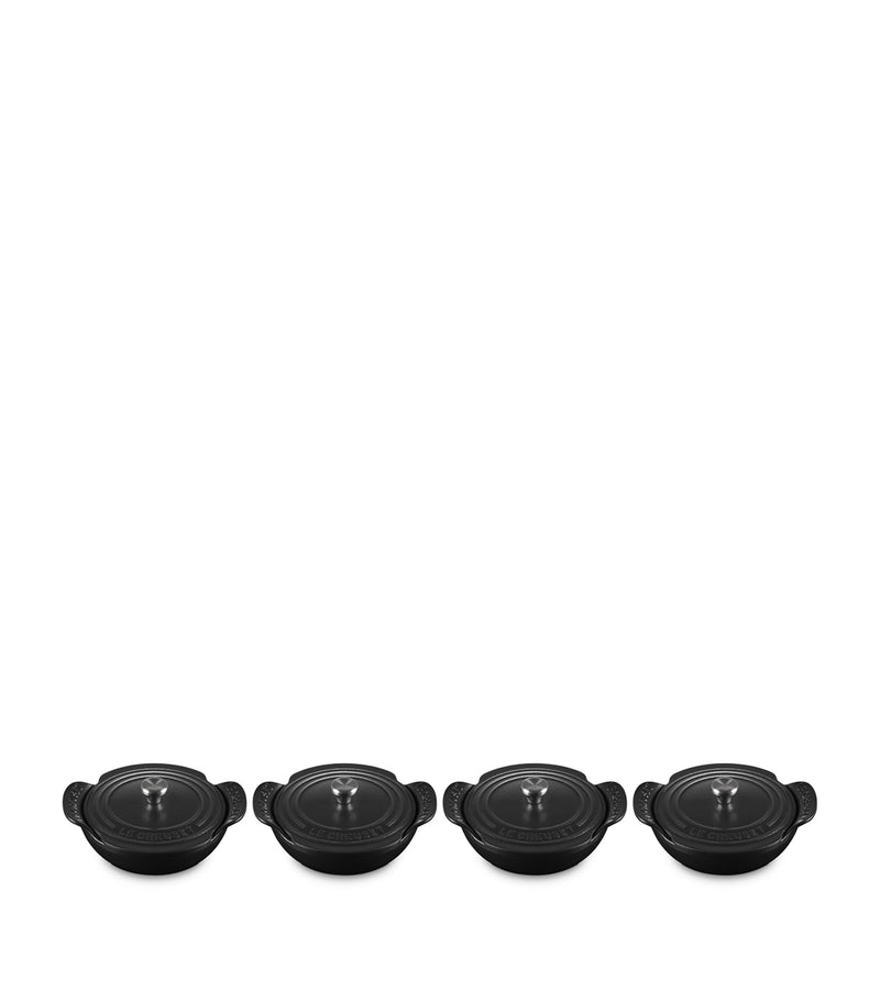 Le Creuset Gourmand mini braisers set of 4 13cm, UK version