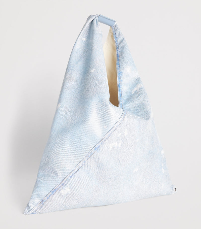 MM6 Maison Margiela denim-effect tote bag 22cm - British product