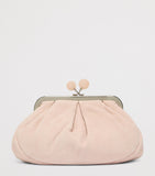 Weekend Max Mara Pasticcino suede clutch bag - British product