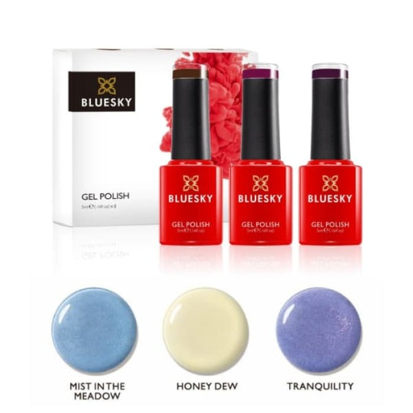 Bluesky Mini Trio Set Sweet Morning Gel Polish 3 x 5ml - British product