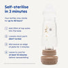 MAM baby bottle Grey 160ml, imported from the UK