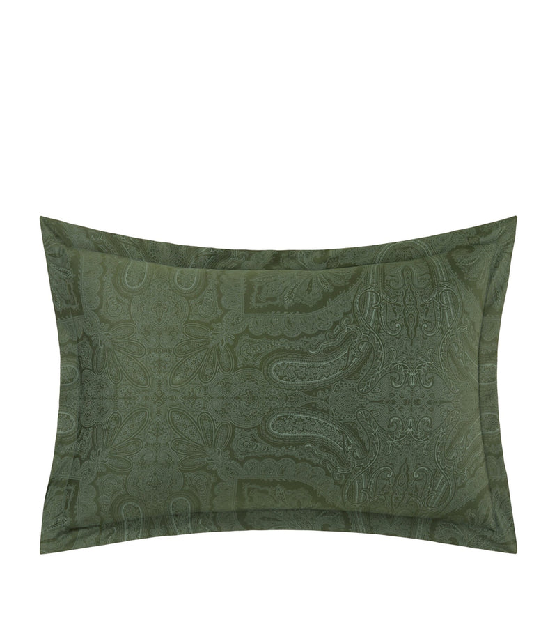 Ralph Lauren Oxford pillowcase with paisley pattern, 50cm x 75cm, imported from the UK